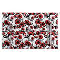 Scary Red Eyeball Pattern Print Placemat