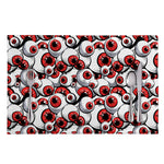 Scary Red Eyeball Pattern Print Placemat