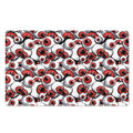 Scary Red Eyeball Pattern Print Polyester Doormat