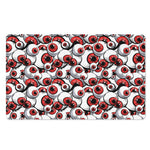 Scary Red Eyeball Pattern Print Polyester Doormat