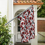 Scary Red Eyeball Pattern Print Polyester Flag