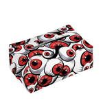 Scary Red Eyeball Pattern Print Rectangle Tissue Box Cover