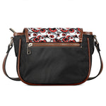 Scary Red Eyeball Pattern Print Saddle Bag