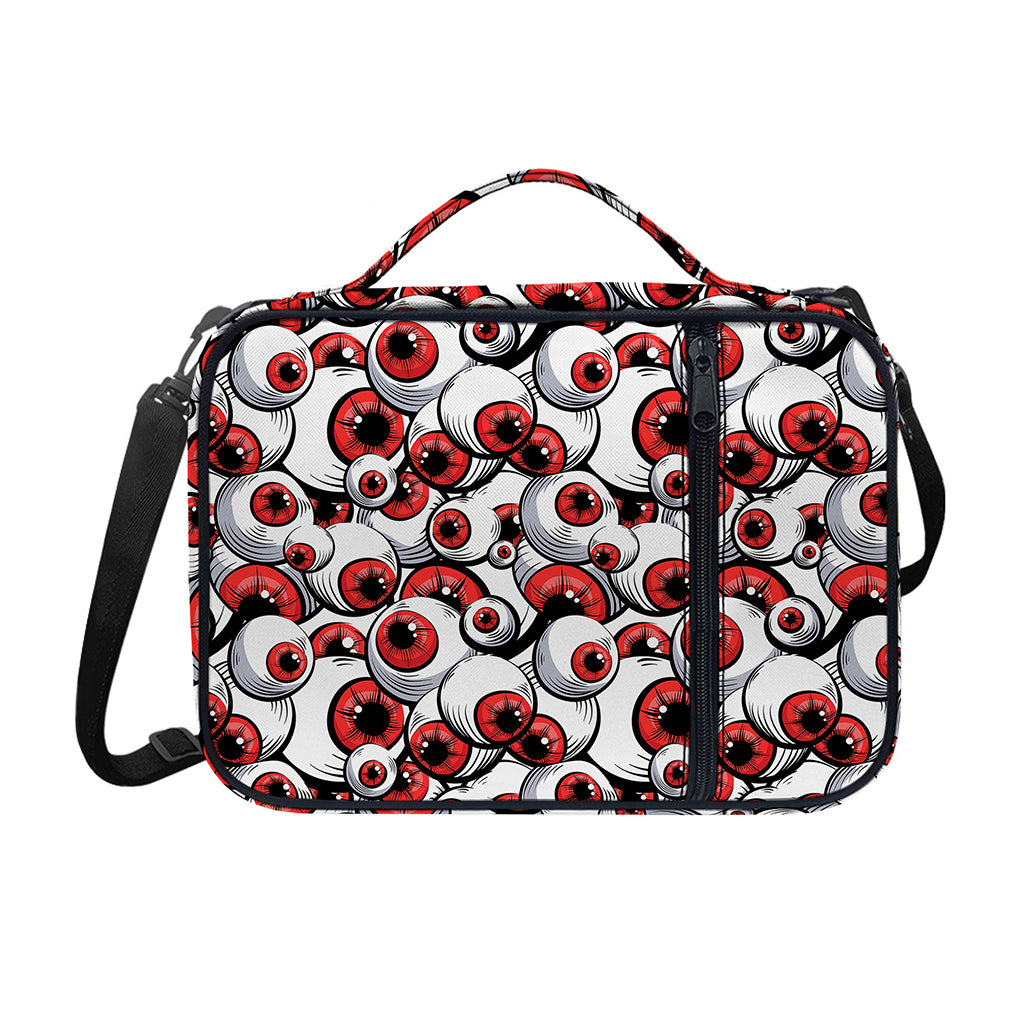 Scary Red Eyeball Pattern Print Shoulder Strap Bible Bag