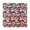 Scary Red Eyeball Pattern Print Silk Bandana