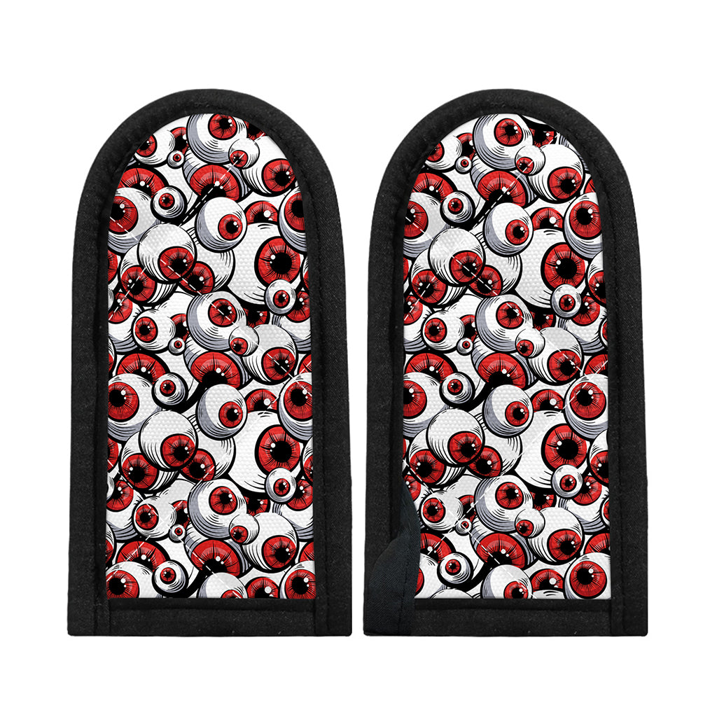 Scary Red Eyeball Pattern Print Skillet Handle Cover