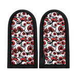 Scary Red Eyeball Pattern Print Skillet Handle Cover