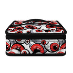 Scary Red Eyeball Pattern Print Small Lunch Bag