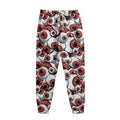 Scary Red Eyeball Pattern Print Sweatpants
