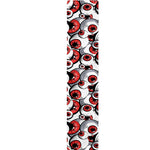 Scary Red Eyeball Pattern Print Table Runner