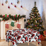 Scary Red Eyeball Pattern Print Tablecloth