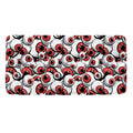 Scary Red Eyeball Pattern Print Towel