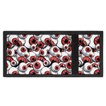 Scary Red Eyeball Pattern Print Trifold Wallet