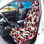 Scary Red Eyeball Pattern Print Waterproof Car Seat Cover