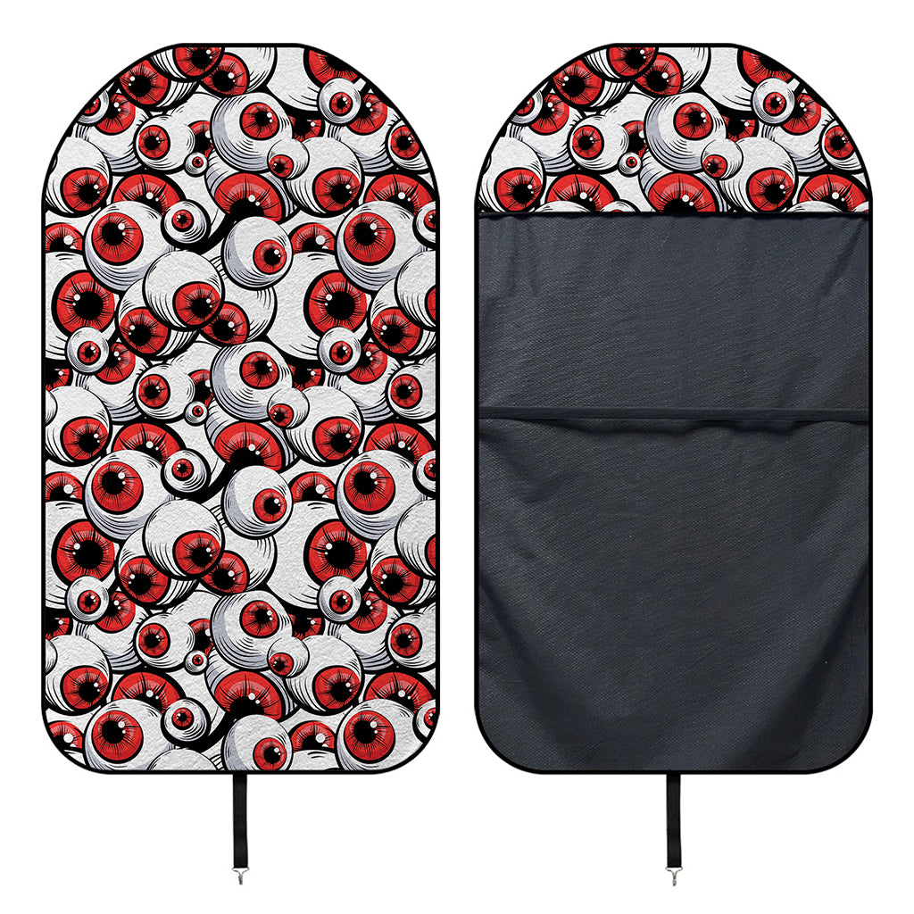 Scary Red Eyeball Pattern Print Waterproof Car Seat Cover
