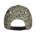 Scary Skeleton Pattern Print Baseball Cap