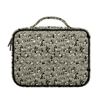 Scary Skeleton Pattern Print Briefcase Bible Bag