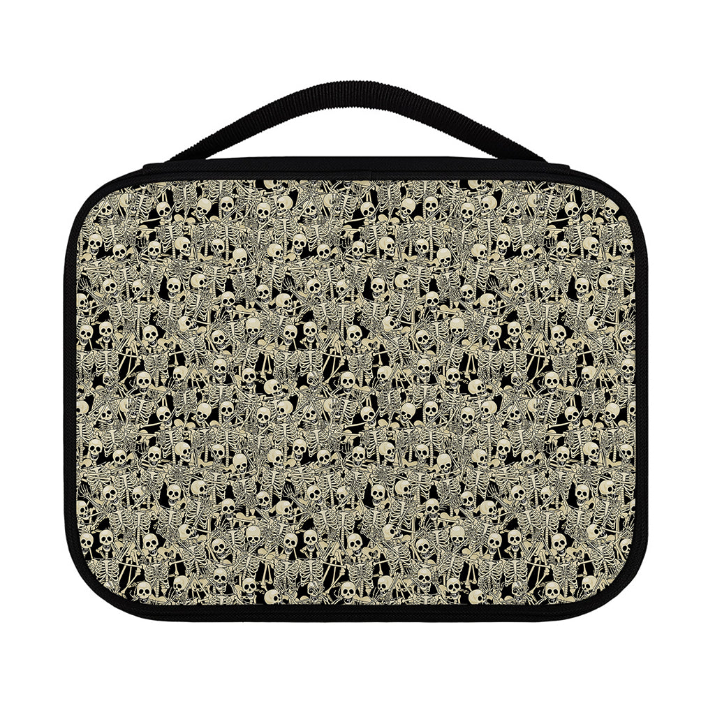 Scary Skeleton Pattern Print Classic Bible Case