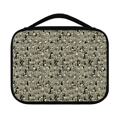 Scary Skeleton Pattern Print Classic Bible Case