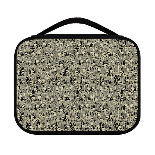 Scary Skeleton Pattern Print Classic Bible Case
