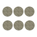 Scary Skeleton Pattern Print Coaster Set