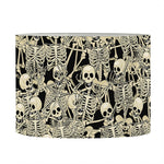 Scary Skeleton Pattern Print Drum Lamp Shade