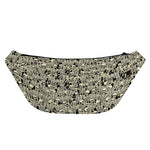 Scary Skeleton Pattern Print Fanny Pack
