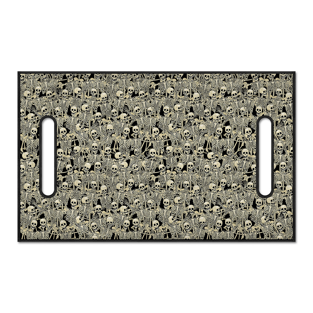 Scary Skeleton Pattern Print Golf Cart Seat Cover