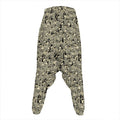 Scary Skeleton Pattern Print Hammer Pants