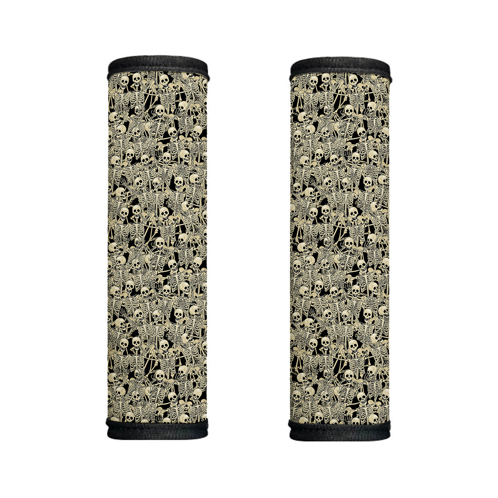 Scary Skeleton Pattern Print Handle Covers