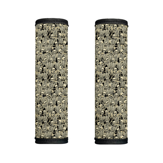 Scary Skeleton Pattern Print Handle Covers