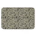 Scary Skeleton Pattern Print Indoor Door Mat
