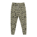 Scary Skeleton Pattern Print Jogger Pants