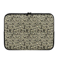Scary Skeleton Pattern Print Laptop Sleeve