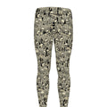 Scary Skeleton Pattern Print Men's Leggings