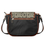 Scary Skeleton Pattern Print Saddle Bag