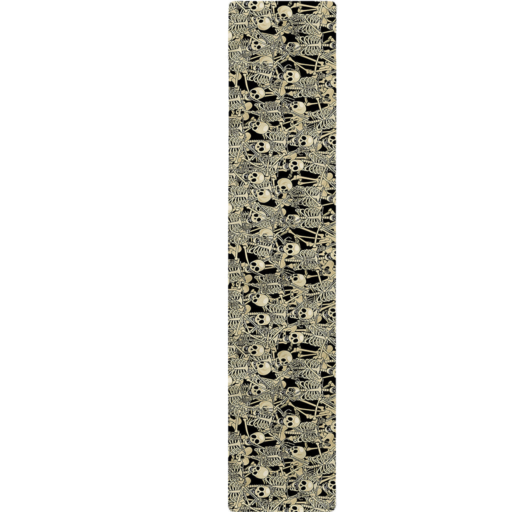 Scary Skeleton Pattern Print Table Runner