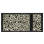 Scary Skeleton Pattern Print Trifold Wallet