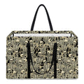 Scary Skeleton Pattern Print Utility Tote Bag