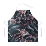 Scary Zombie Hands Print Adjustable Apron