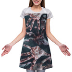 Scary Zombie Hands Print Adjustable Apron
