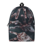 Scary Zombie Hands Print Backpack