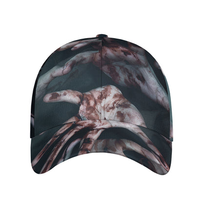 Scary Zombie Hands Print Baseball Cap