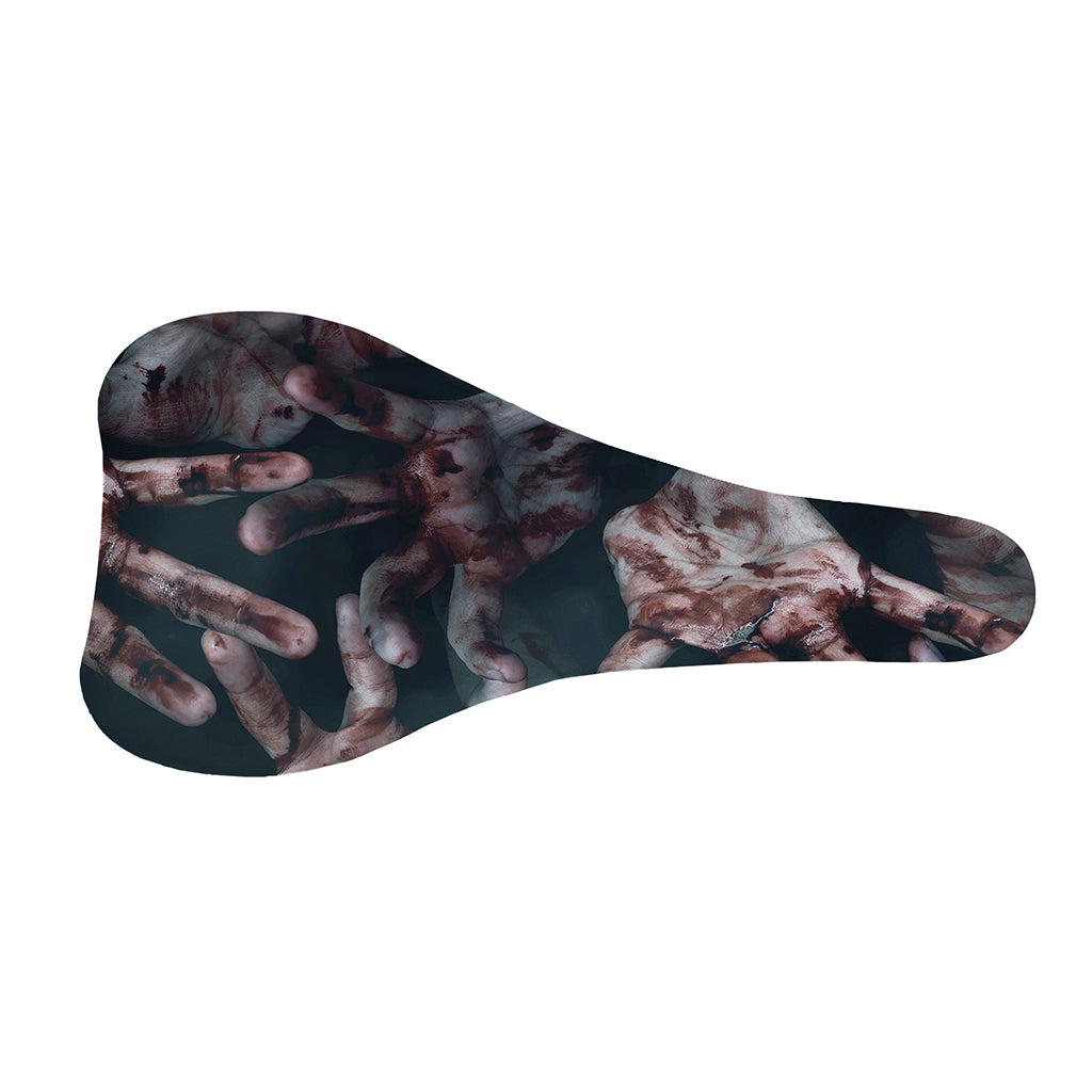 Scary Zombie Hands Print Bicycle Seat Cover