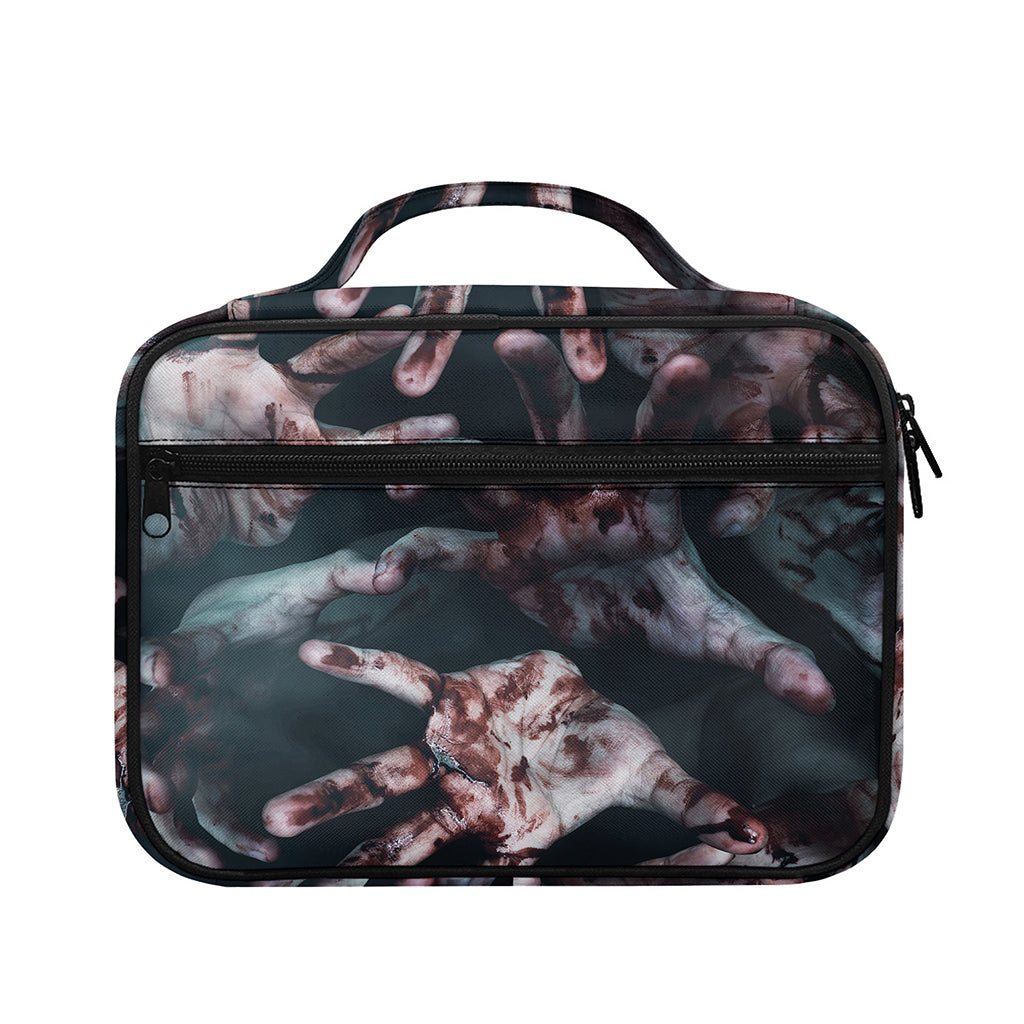 Scary Zombie Hands Print Briefcase Bible Bag