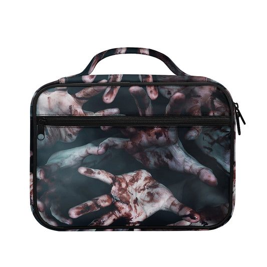 Scary Zombie Hands Print Briefcase Bible Bag