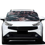 Scary Zombie Hands Print Car Windshield Snow Cover