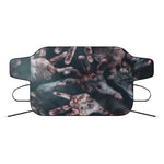 Scary Zombie Hands Print Car Windshield Snow Cover