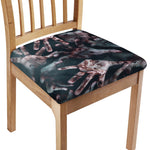 Scary Zombie Hands Print Chair Cushion Cover