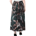 Scary Zombie Hands Print Chiffon Maxi Skirt